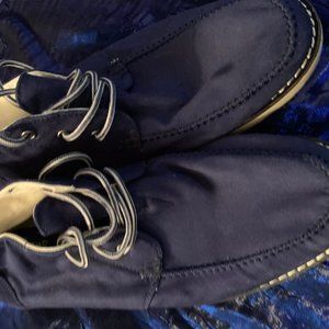 Toms Canvas Blue Boots